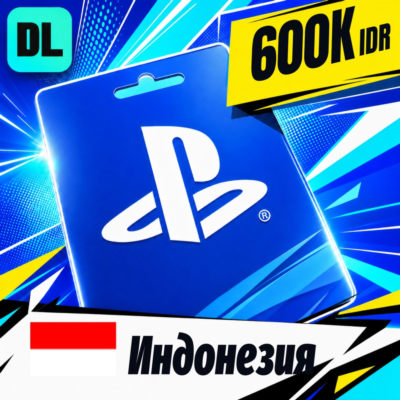 PlayStation Network (PSN) Индонезия 600000 IDR 💳 цифровой код — автовыдача 24/7