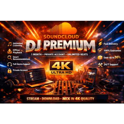 💥🎧 SoundCloud DJ Премиум •🎻🎶1 месяц • Приватный аккаунт🎻 • Безлимитные биты 💯🔥