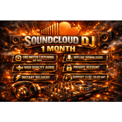🎧SoundCloud 🎻DJ Premium•1 Месяц🔥Приватный Аккаунт★🎶Гарантия 💯Мгновенная Доставка