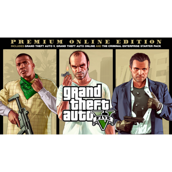 Grand Theft Auto V premium edition X-box