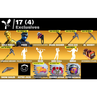 Мгновенный доступ • FN (все платформы) • 238 skins • 1000 VB • Полный доступ