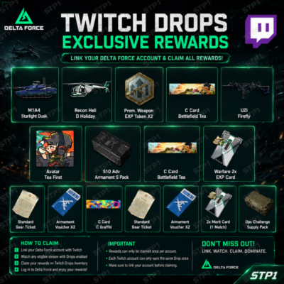 Delta Force 19/19💎 Сезон Meltdown Weekends: Operations + Warfare | Twitch Drop