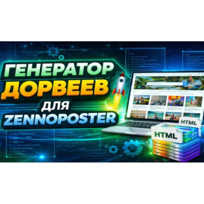 Генератор HTML дорвеев на Zennoposter