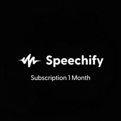 Подписка Speechify Studio Premium на 1 месяц