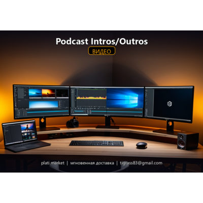 Podcast Intros & Outros — 30+ шаблонов, 7 жанров, Royalty-Free