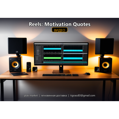 Reels Pack: 100+ мотивационных цитат + Canva + музыка