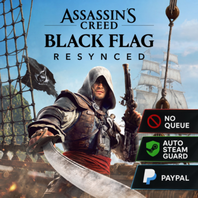 Assassin´s Creed Black Flag Resynced deluxe | Без очереди | Авто Steam Guard | PayPal