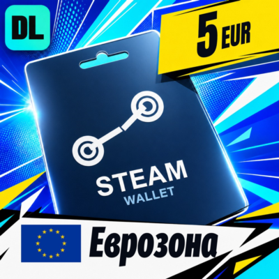 Steam Wallet Еврозона 5 EUR 💳 цифровой код — автовыдача 24/7