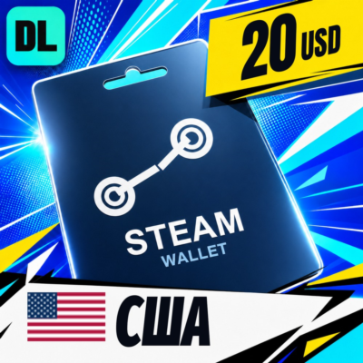 Steam Wallet США 20 USD 💳 цифровой код — автовыдача 24/7