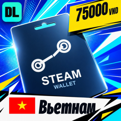 Steam Wallet Вьетнам 75000 VND 💳 цифровой код — автовыдача 24/7