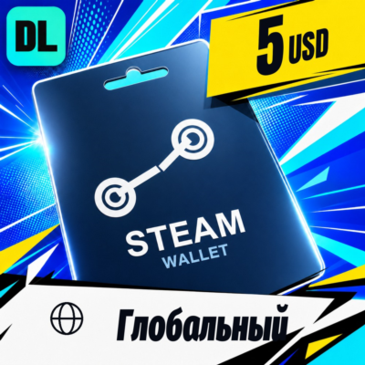 Steam Wallet Глобальный 5 USD 💳 цифровой код — автовыдача 24/7