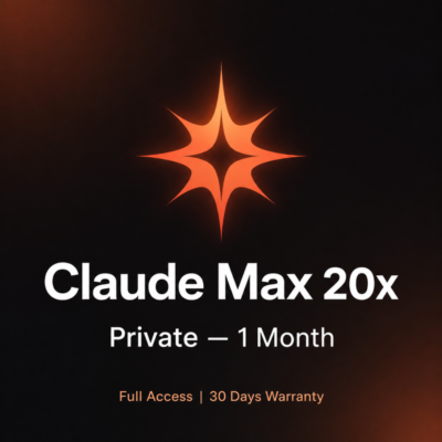 Claude Max 20x Приватный (1 месяц) | 30 дней гарантия