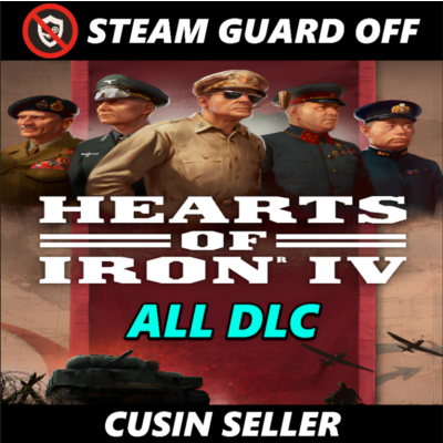 🎮 Hearts of Iron IV + ВСЕ DLC | Оффлайн аккаунт | Без Guard
