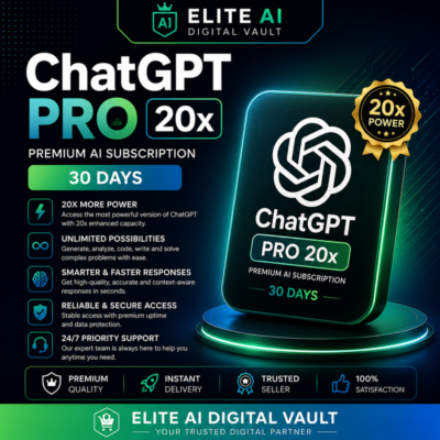 ChatGPT Pro 20x | Премиум AI Подписка | Доступ на 30  Продление на существующий аккау