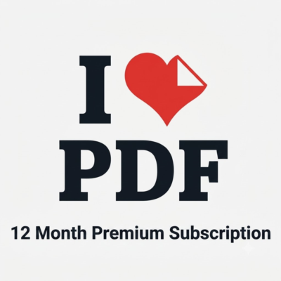 Автовыдача | Подписка ILovePDF Premium на 12 месяцев