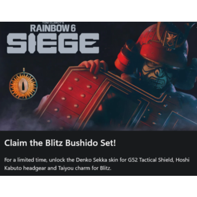 Rainbow Six Siege — Blitz Bushido Set DLC