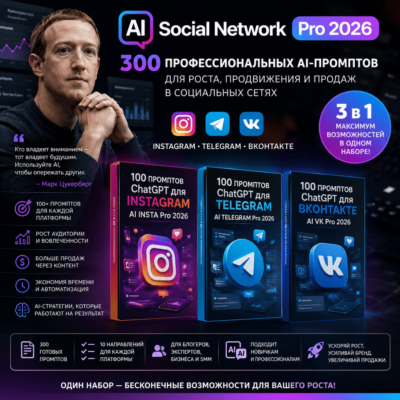 300  ChatGPT     AI Social Network Pro 2026