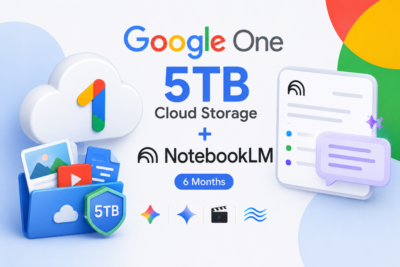 Google One 5 ТБ Облачного Хранилища | NotebookLM | 6 Месяцев