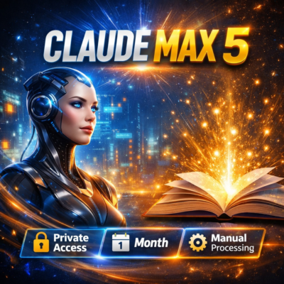 Claude Max x5 — 30 дней — Приватный доступ — Апгрейд через вход или новый аккаунт
