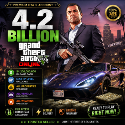 GTA 5 Онлайн🔰Кастомный аккаунт• 4.2 Миллиард $ 6554+ LVL + Почта