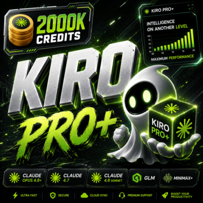 KIRO PRO 2K CREDITS CLAUDE 5 - OPUS 48 47 46 SONNET - GPT-56 sol  - GLM