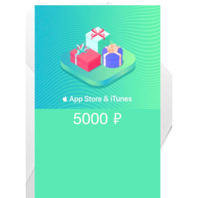 подарочные карты App Store & iTunes для пополнения баланса Apple ID