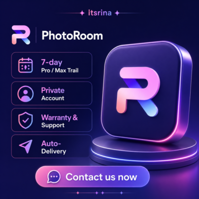 Photoroom PRO/MAX -7 дневная пробная версия- Личный аккаунт (автоматическая доставкa)