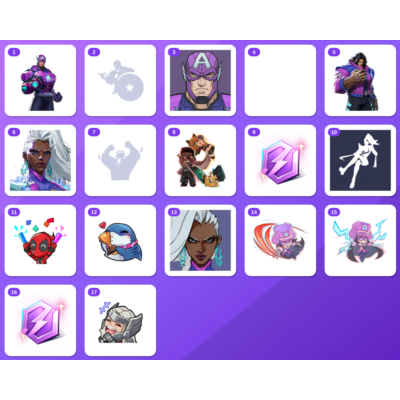 Marvel Rivals bundle  Captain America Costume Captain America Emote 15 more 17 it