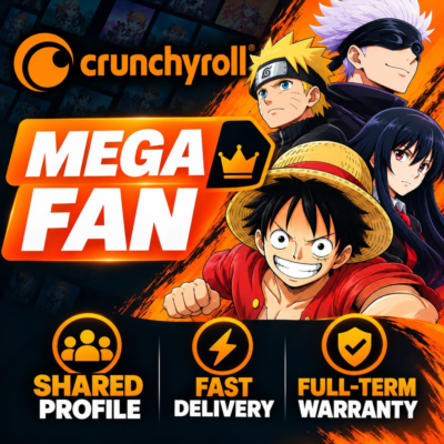 Crunchyroll Mega Fan на 2 месяца | Общий профиль | Быстрая выдача
