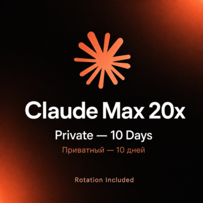 Claude Max 20x   10
