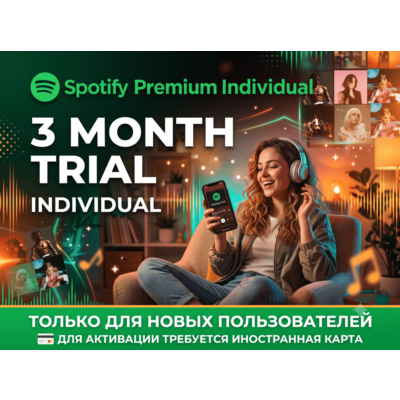 Spotify Premium Individual    3  Trial