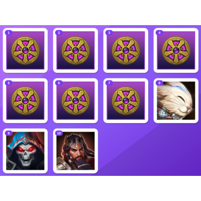 SMITE 2 Twitch Drop bundle (83 items +)