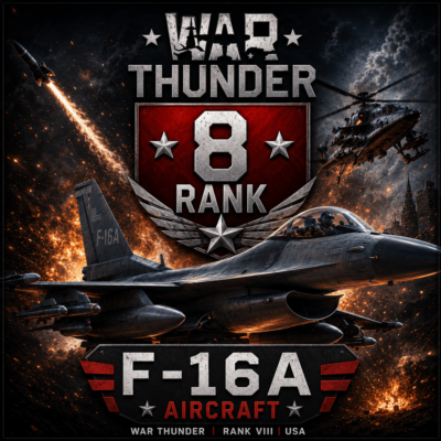 🎮 War Thunder 8 Ранг F-16A | Авиация | Гарантия 🎮 WarThunder