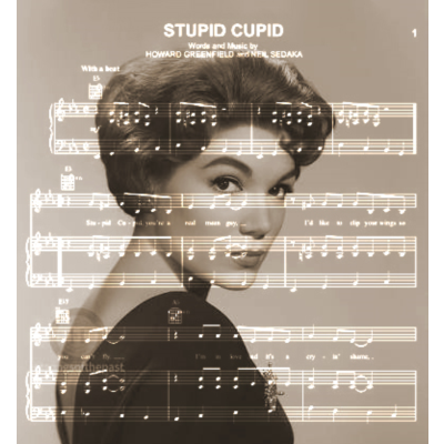 Stupid Cupid- Connie Francis- SheetMusic-ValaMusic