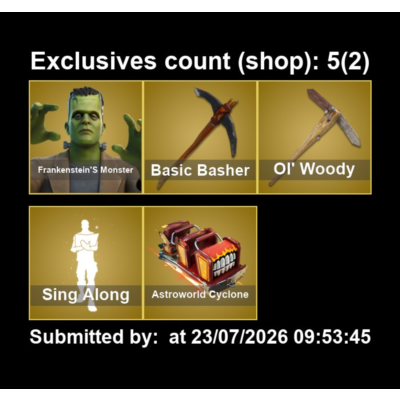 Мгновенный доступ • FN (все платформы) • 191 skins • 1100 VB • Полный доступ