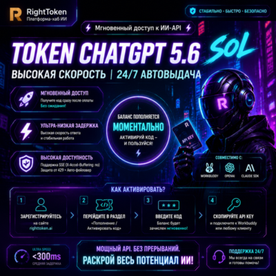 Token ChatGPT 56 Sol     API   247
