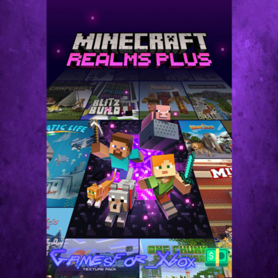 Minecraft Realms Plus You  10 Friends Subscription with 30-day trial WIND