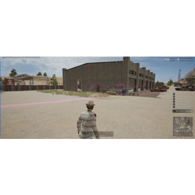Чит CourierScript для PUBG — ESP, радар, скелет, Aim Assist