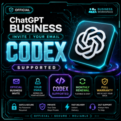 Official ChatGPT Business  Invite  Your Email  Codex  RenewalMonthly warranty