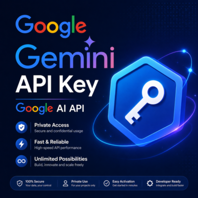 Google Gemini API Key | Google AI API | Приватный доступ