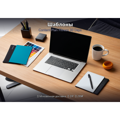 Шаблоны: Content Plan Fitness 30 Days