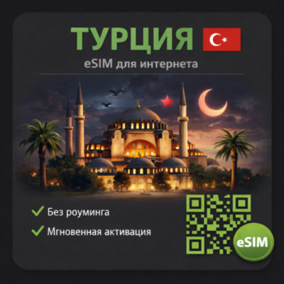eSIM Турция посуточный безлимит