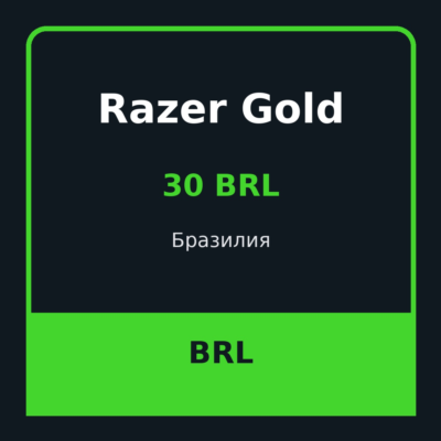 Razer Gold PIN 30 BRL Бразилия — код баланса