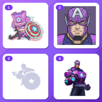 Marvel Rivals Twitch Drops (4 Items) — Captain America Spray + Captain America Namepl