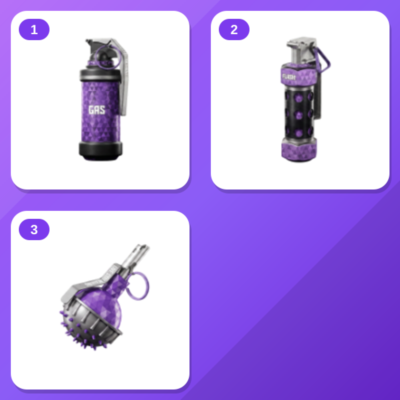 Arena Breakout: Infinite Twitch Drops (3 Items) — Twitch Tear Gas Skin + Twitch Flash