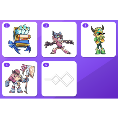 Brawlhalla Twitch Drops (5 Items) — Sardines Sidekick + Asuri CCV2 +3 more