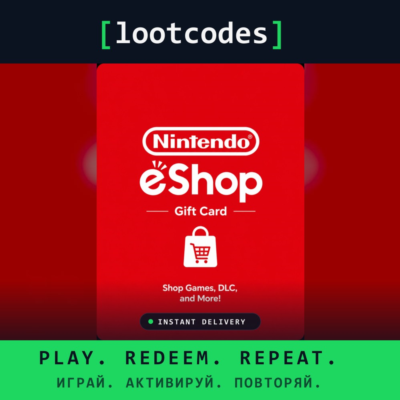 Nintendo eShop Gift Card €50 EUR — Nintendo Switch Европа Цифровой код