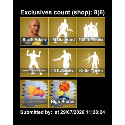 Мгновенный доступ • FN (все платформы) • 183 skins • 2600 VB • Полный доступ