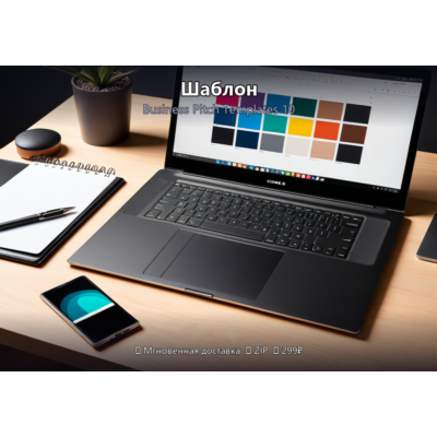 Шаблон: Business Pitch Templates 10