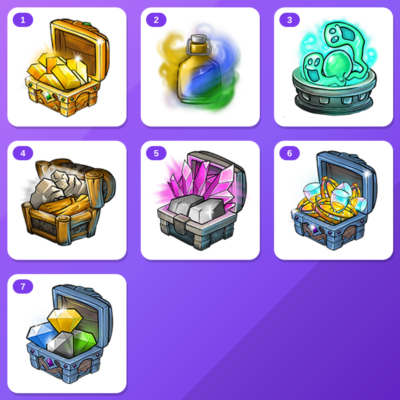 Shakes and Fidget Twitch Drops (7 Items) — Gilded Package + Potion Package +5 more